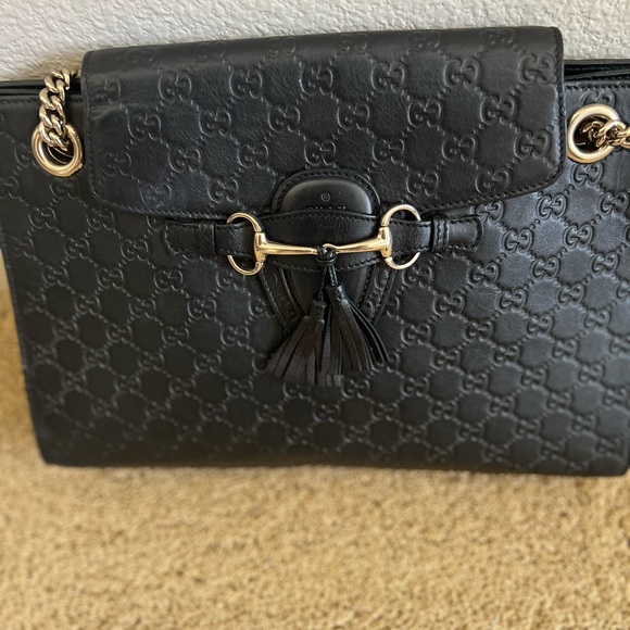 Gucci Emily horsebit bag comes with free gift.  Box not included. - Picture 3 of 14
